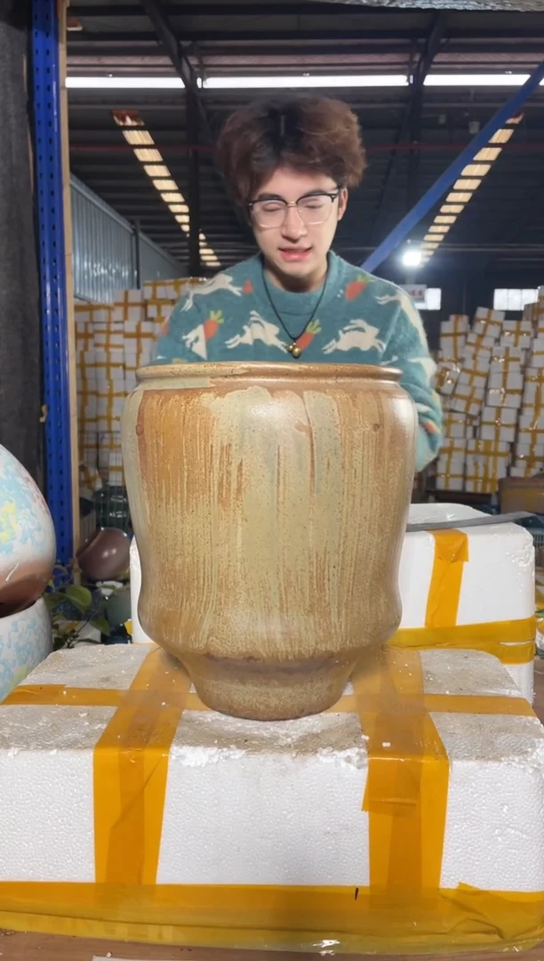 紫砂花盆宜兴紫砂粗陶花盆23-30