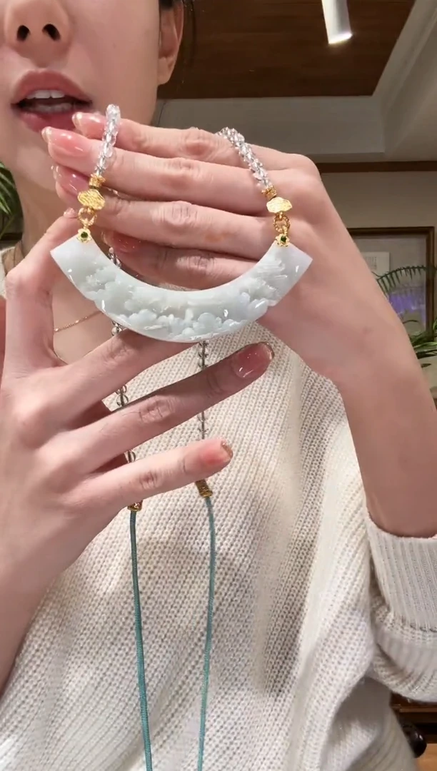 【闪购商品】翡翠颈饰未镶嵌国风