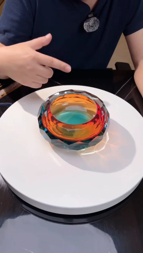 琉璃手工艺品AJ06575琉璃坚果碗烟灰缸