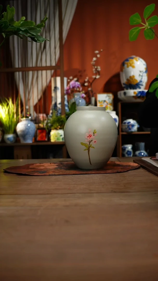 当代高温釉下彩手绘陶瓷餐具