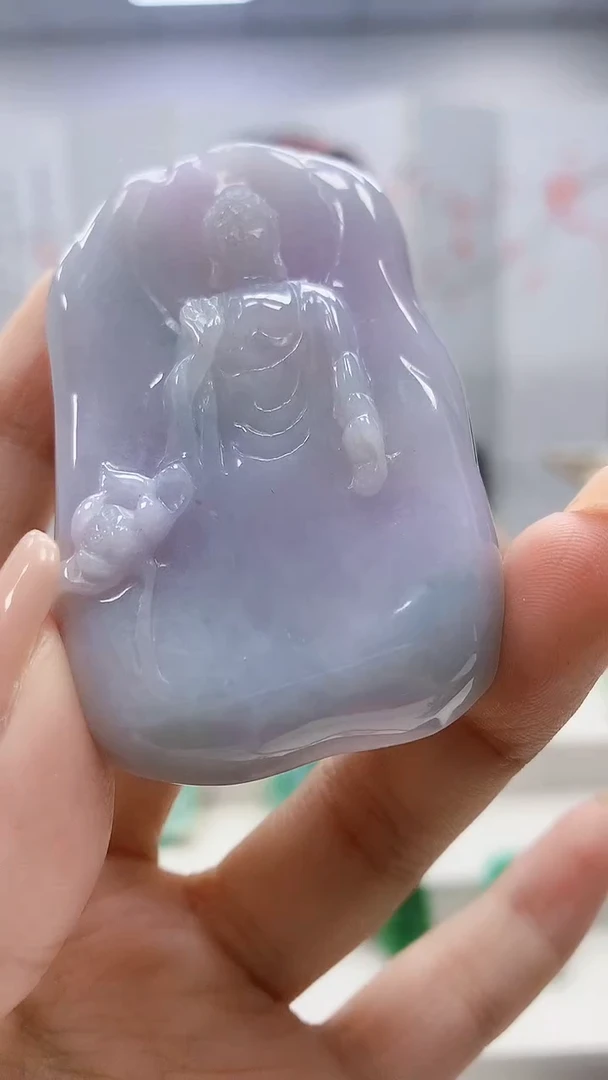 定制翡翠未镶嵌4852xx-毛货挂件181