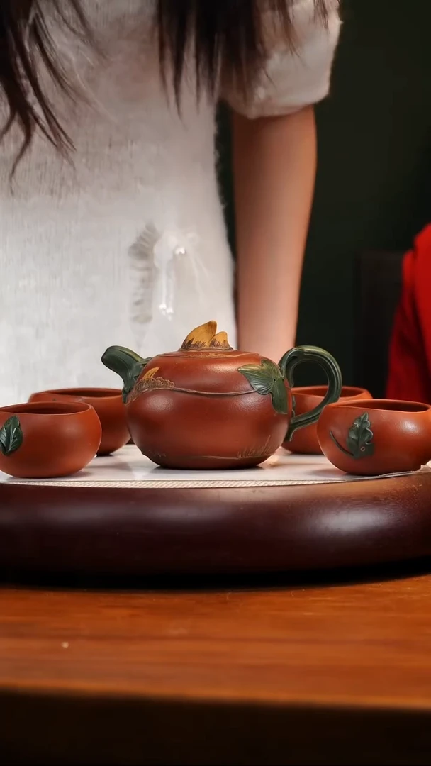 GJF105红青水马蹄套组400cc四杯