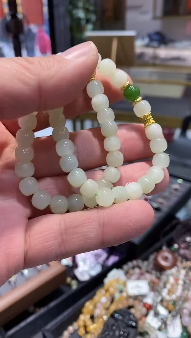 【闪购商品】和田玉手链未镶嵌亏米福利多样性发一