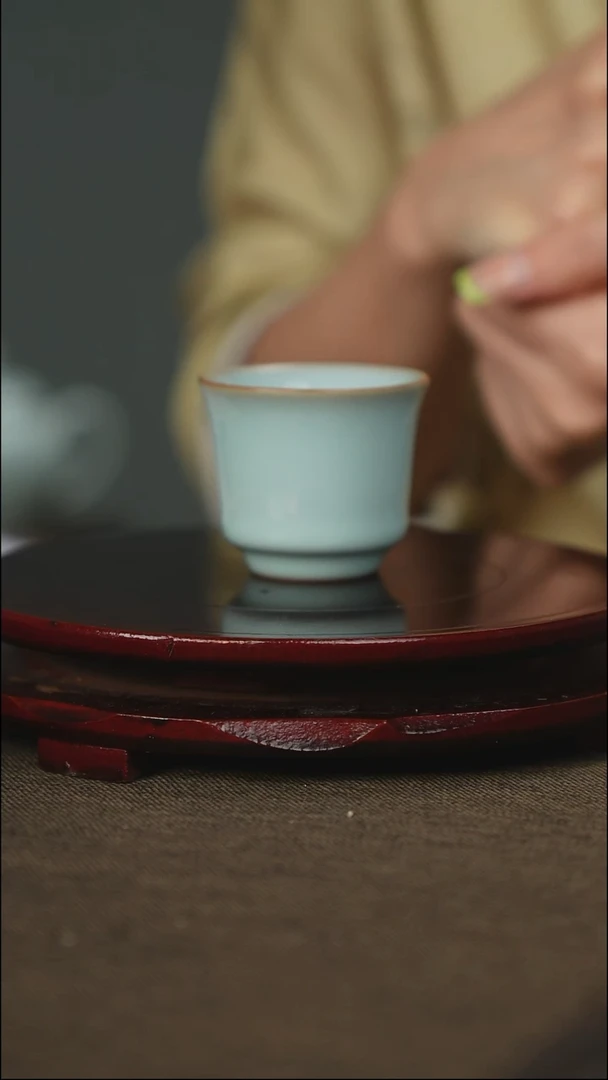全品 钟式杯 带底款