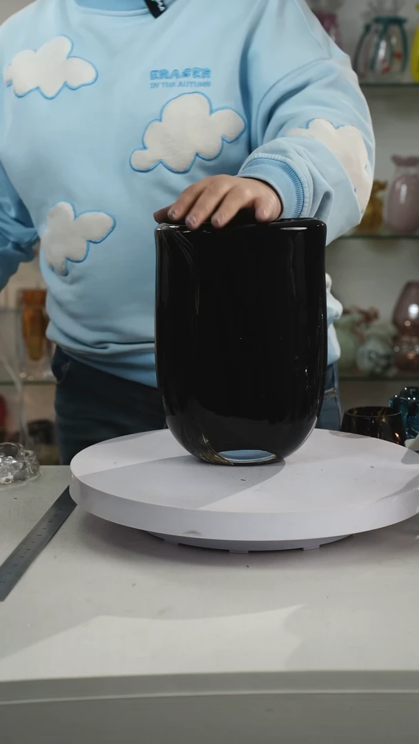 【闪购商品】琉璃轻奢琉璃花器福利正常手工痕迹
