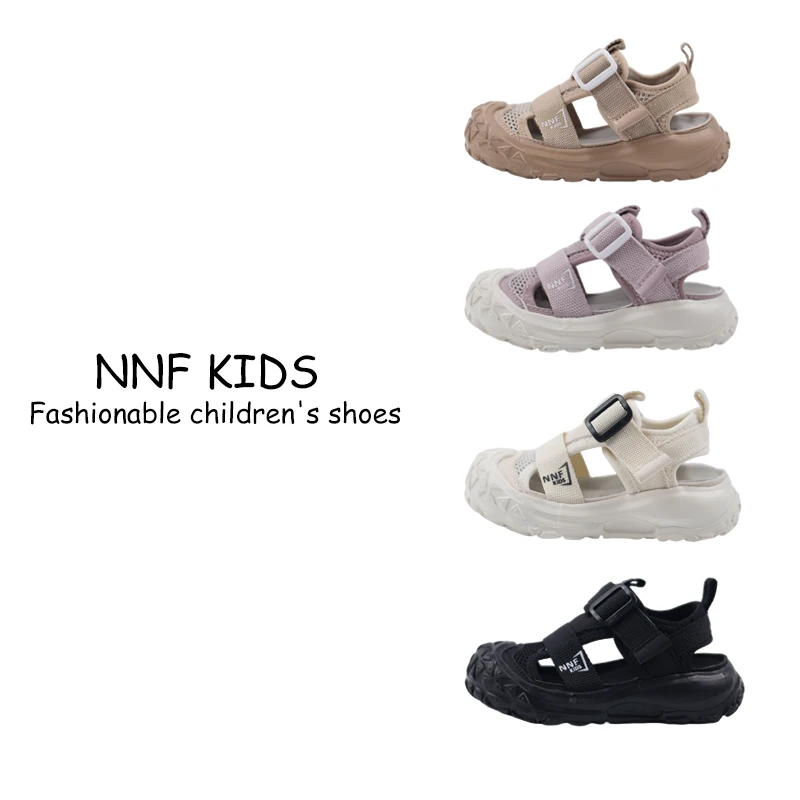 【机能暴走】2025新款透气卡扣式网面轮胎橡胶机能底凉鞋251032