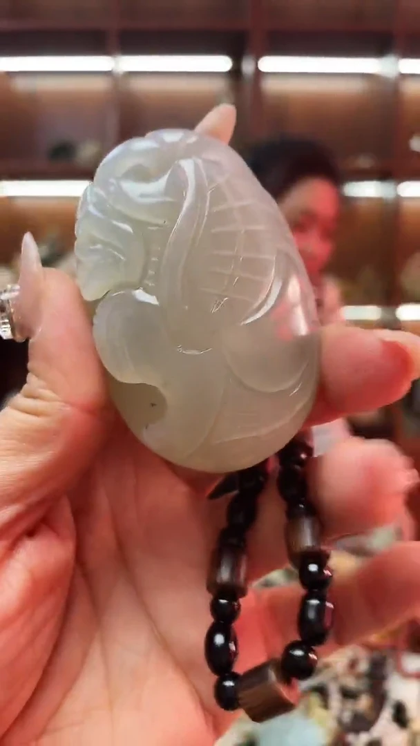 未镶嵌蛇纹石玉手把