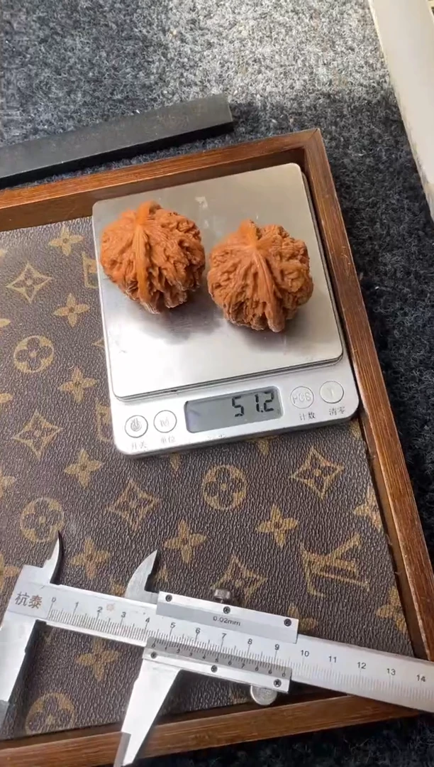 把件文玩核桃B314号45尺粗筋