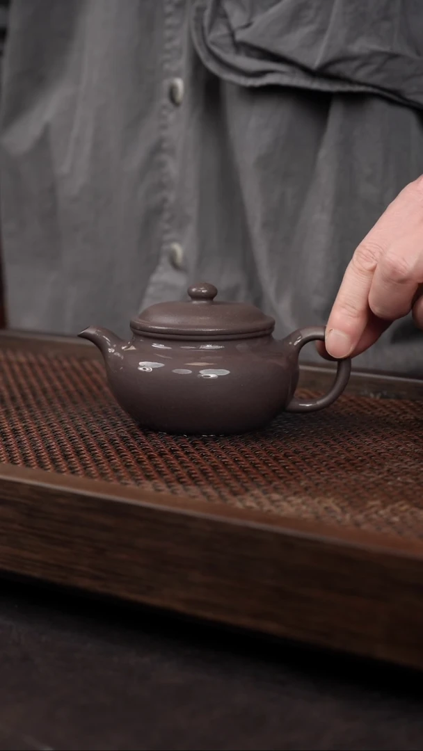 【闪购商品】紫砂茶壶天青仿古