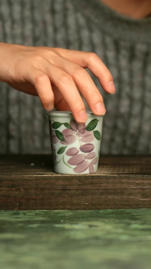 青诗集手工手绘瓷器