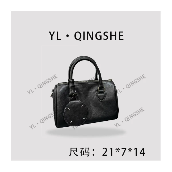 【Elin定制】2025年秋冬新款女包时尚设计单肩包QYX-9702-黑色