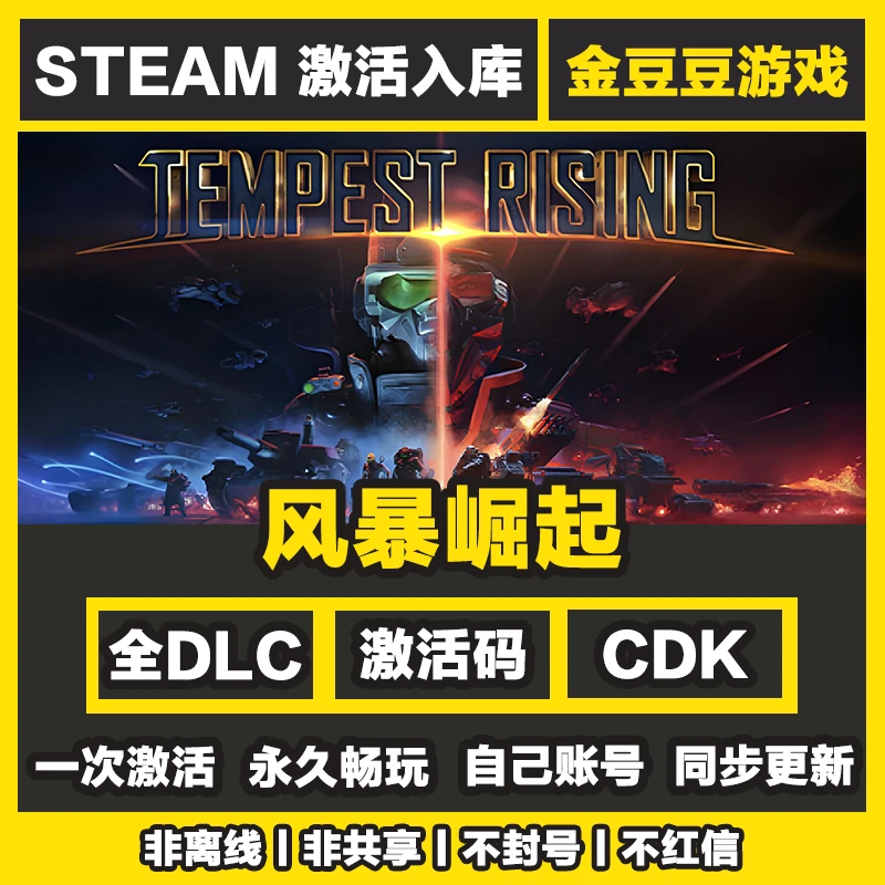 风暴崛起 正版cdk steam正版 激活码 全DLC 激活入库 电脑游戏