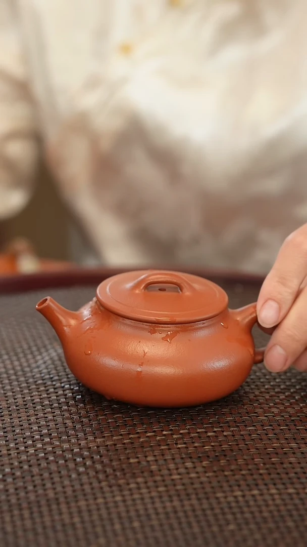 茶壶紫砂全手 大红袍 170cc