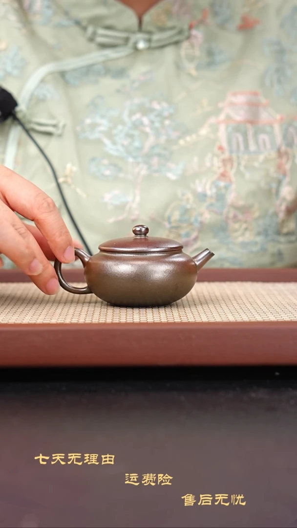 茶壶紫砂小煤窑朱泥柴烧圆玉120