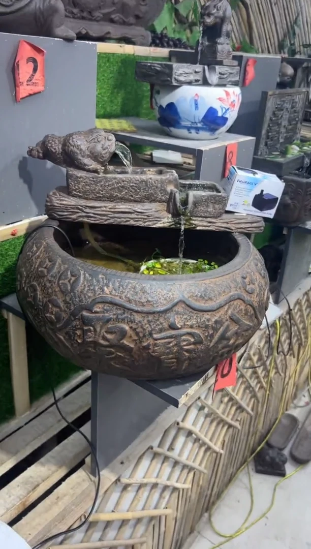 花盆流水摆件花盆