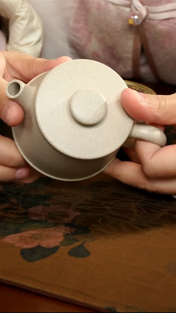 茶壶紫砂白泥光素汉瓦壶（福利）