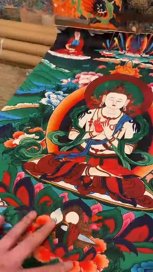 装裱画精美唐卡tk16043