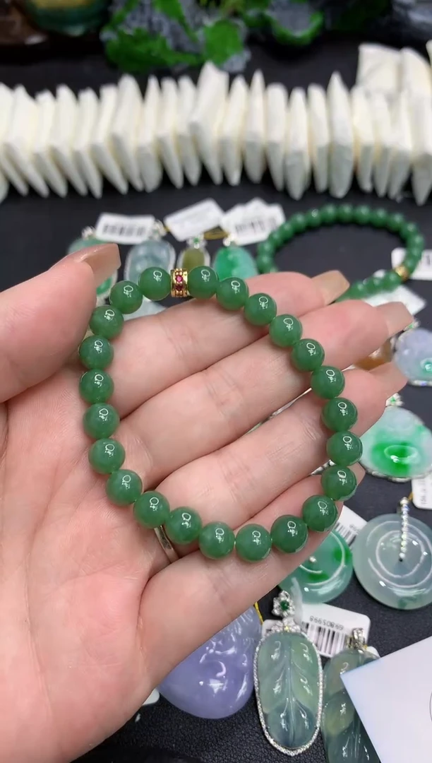 未镶嵌手串翡翠11