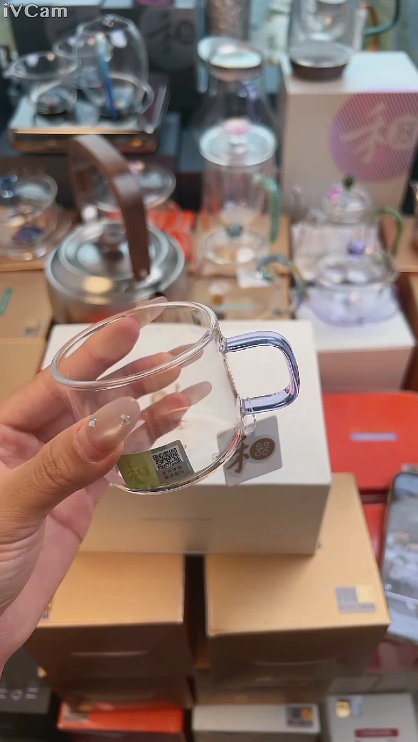 @@禾器晶彩清禾杯1只浅紫色