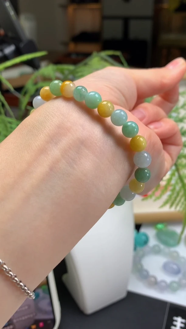 【闪购商品】定制翡翠未镶嵌珠串-86662