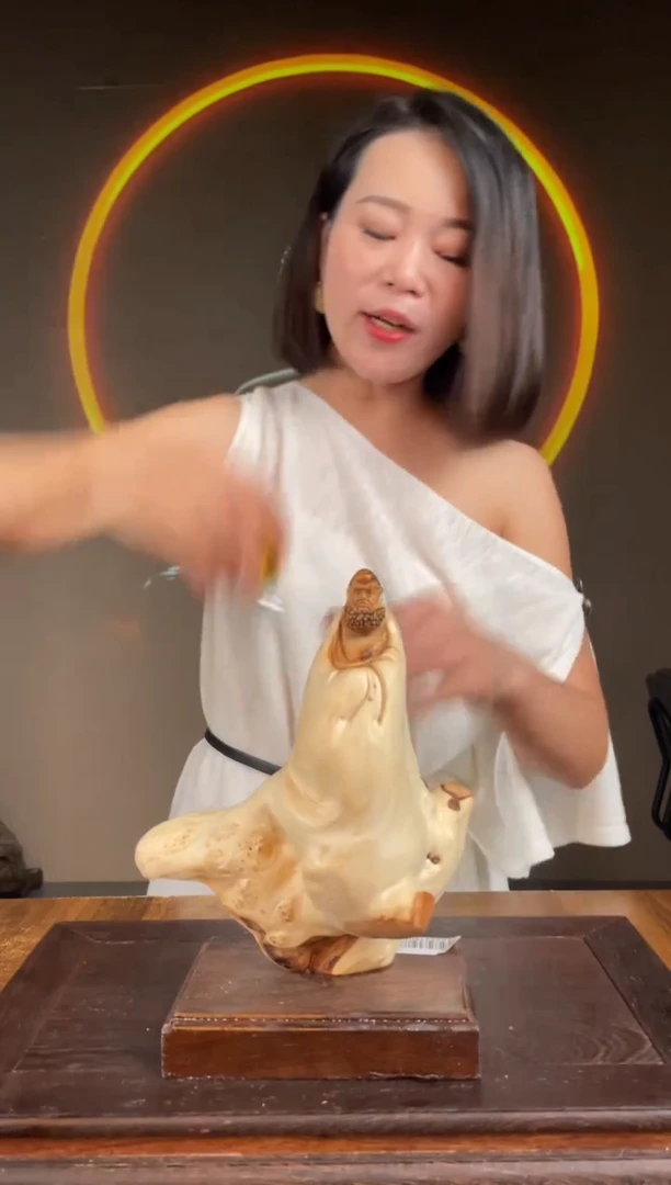 柏木（崖柏）手工摆件,先抢先得! 编号:90