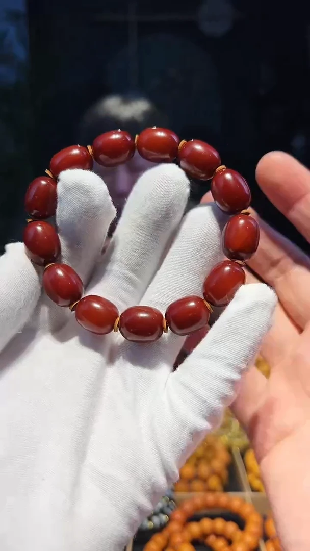 【闪购商品】蜜蜡手串未镶嵌12左右老枣