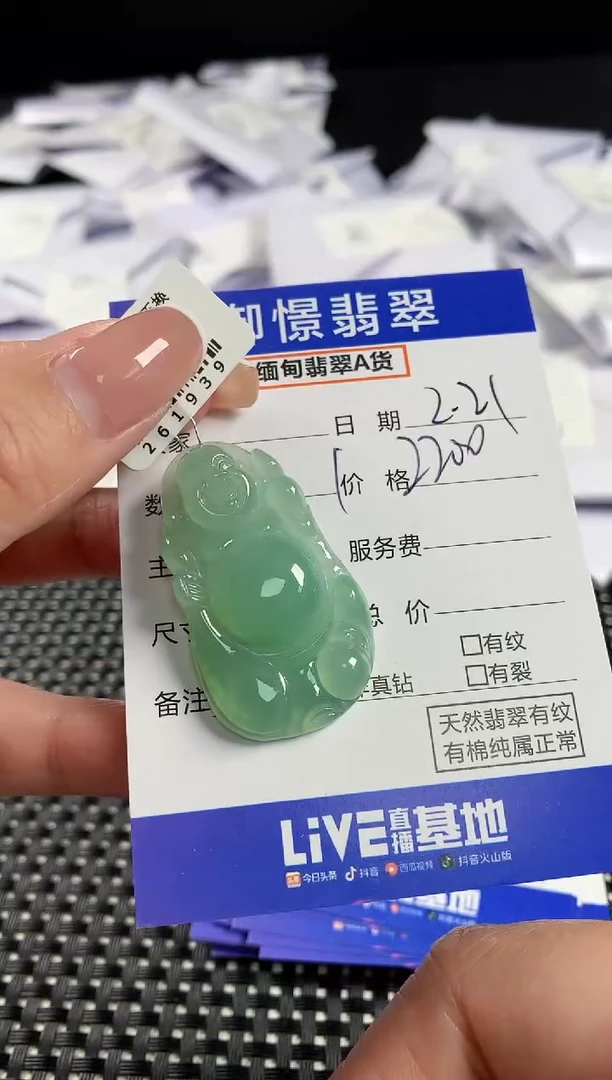 【闪购商品】翡翠颈饰未镶嵌翡翠74