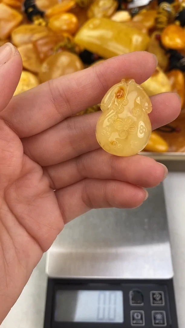 裸石琥珀未镶嵌天然蜜蜡琥珀