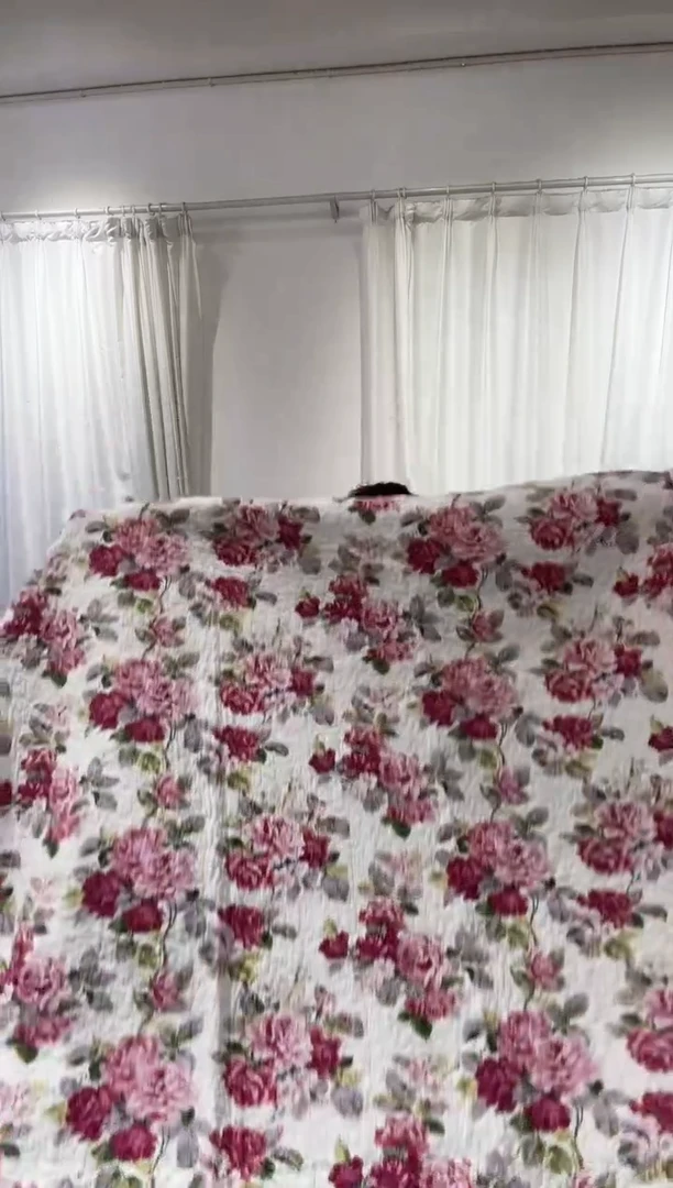 棉250*260纯棉床盖45号微瑕