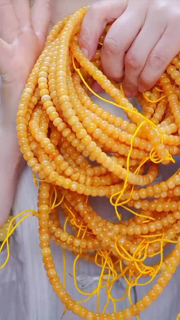 未镶嵌蜜蜡手链9【】多样性发一珠径7.7