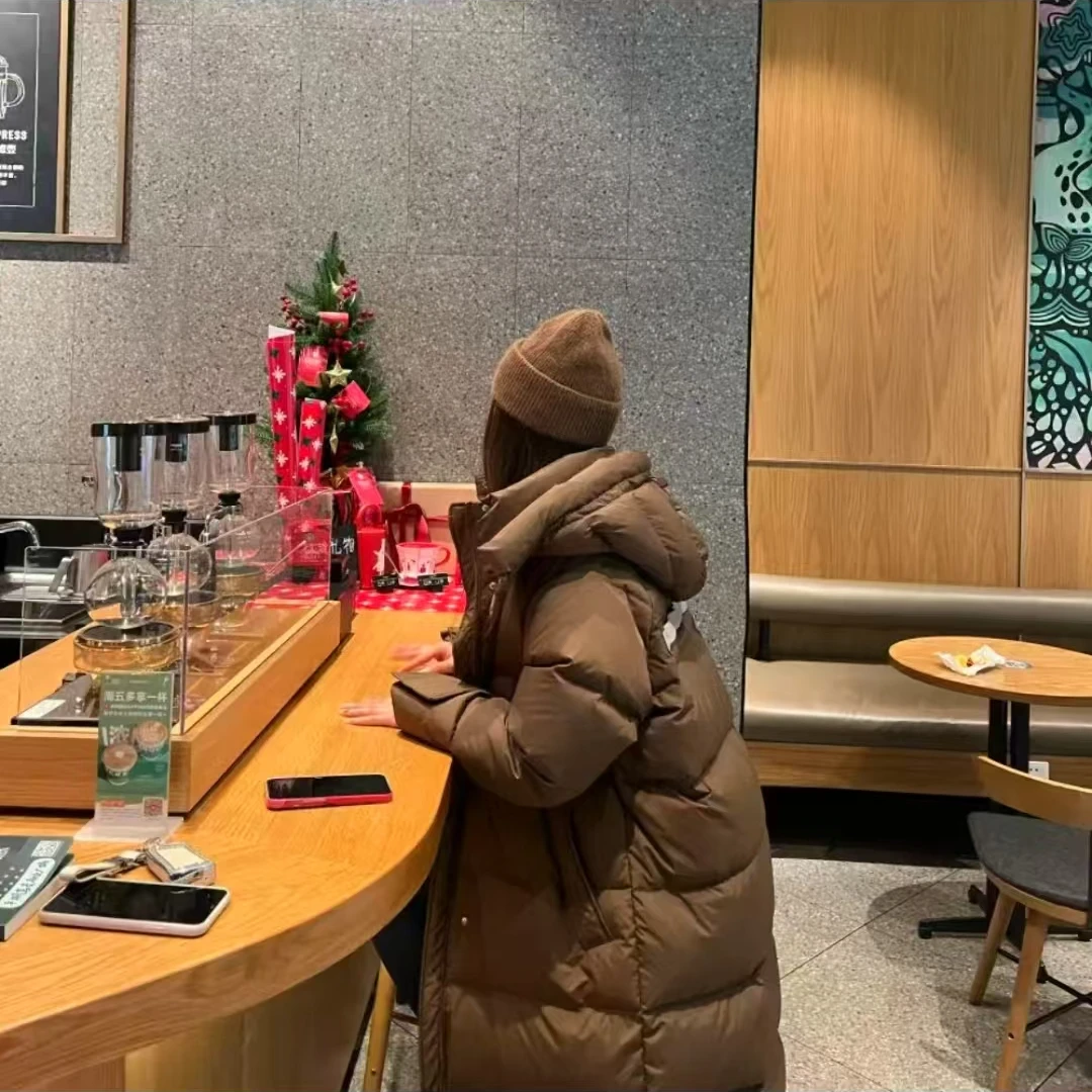 【品牌青仓】长款加厚过膝盖加厚鹅绒服9