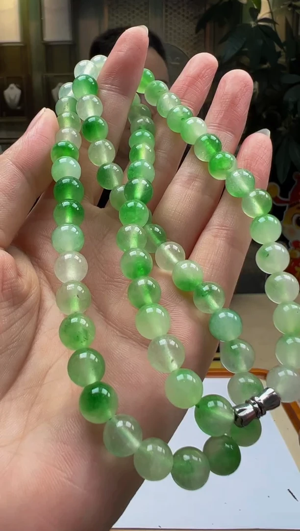 翡翠未镶嵌颈饰YY2025-7-2-26
