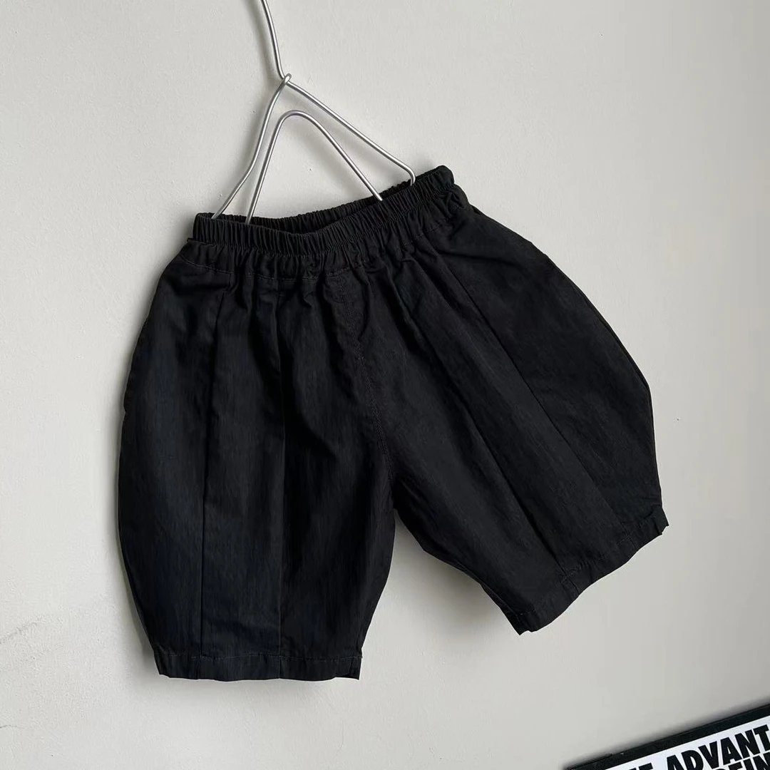 2025年夏季新款儿童短裤休闲百搭宽松时尚洋气80193灰色裤子