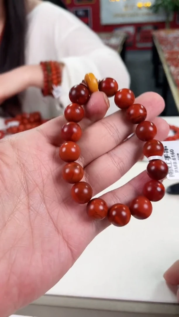 南红玛瑙瓦西diy手串12+未镶嵌一个/条