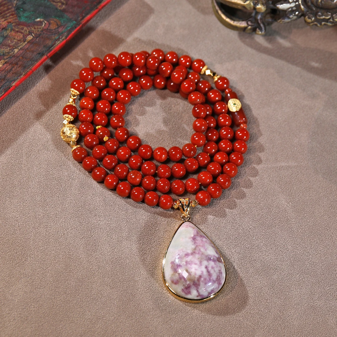 UVA抗石民族风百搭原创设计款DIY水滴吊坠XX30537-6