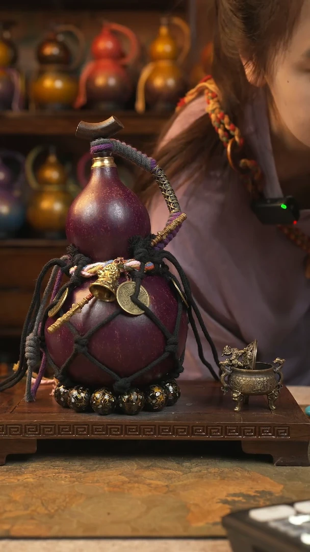 192大漆一物一拍记葫堂出品【不带手串】