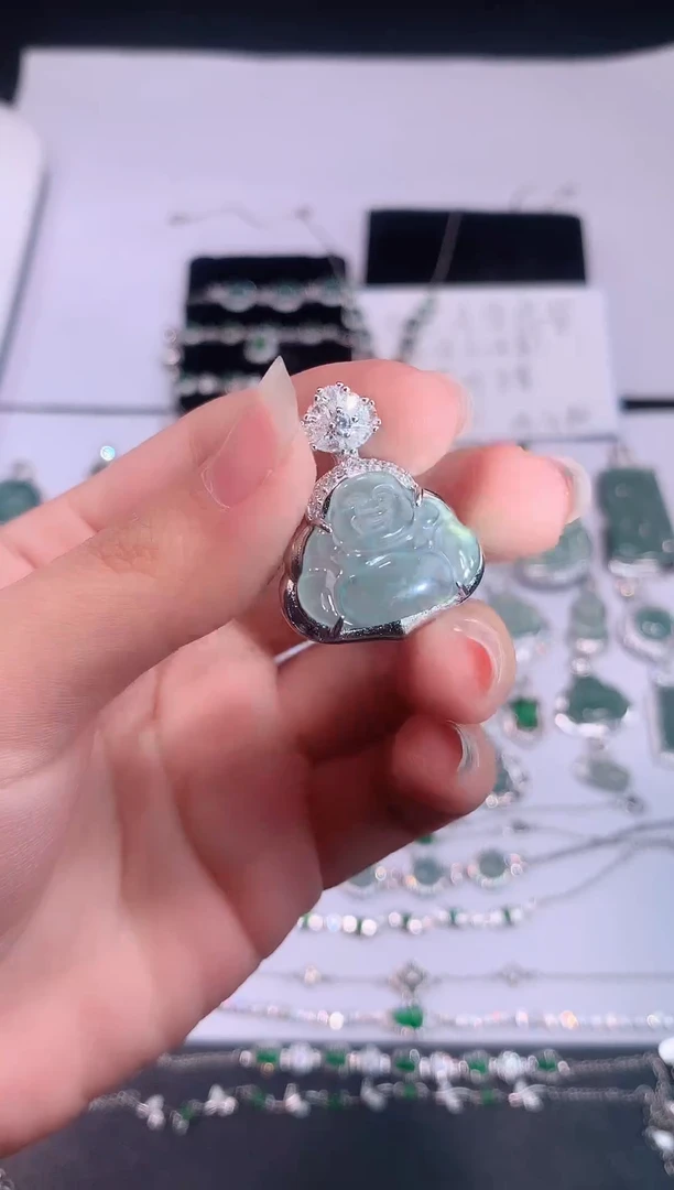 颈饰未镶嵌翡翠0芹0翡翠珠宝230