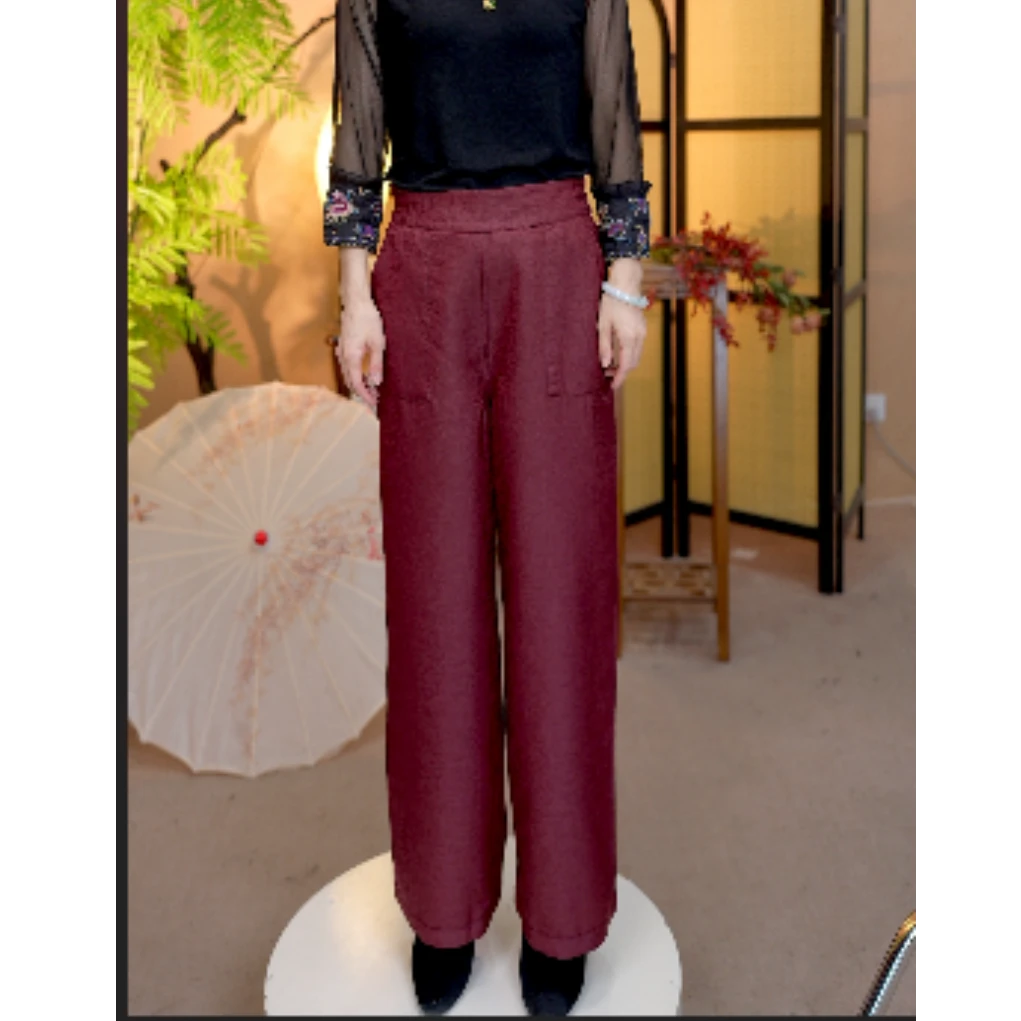 【相遇】新中式国风双面穿裤子