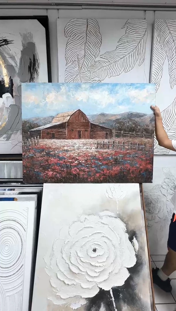 168现代艺术装饰画油画90cm*120cm