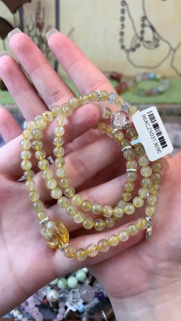 发晶手链未镶嵌333手串