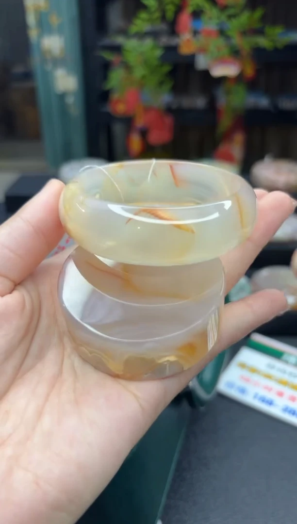 【闪购商品】石英质玉手镯未镶嵌1078（56圈赠送镯心）