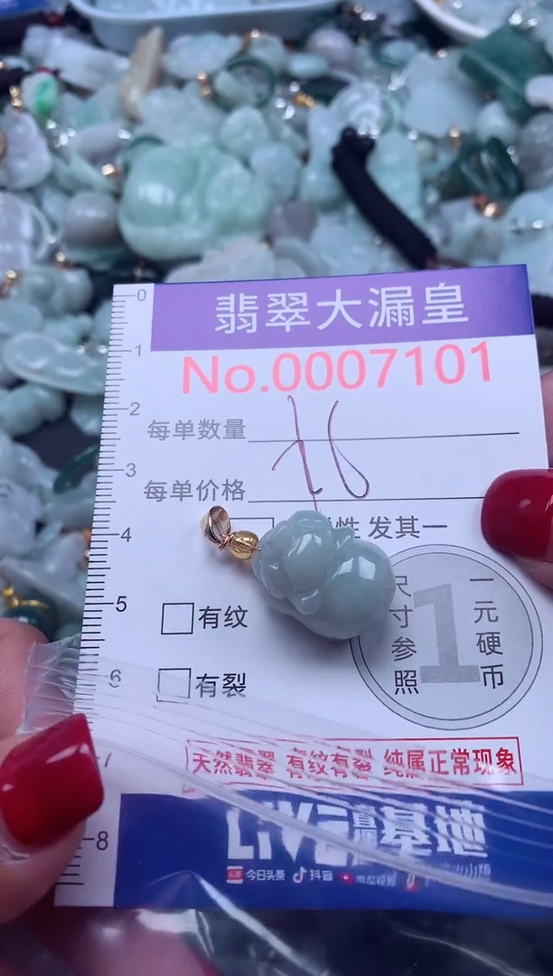 颈饰未镶嵌翡翠7101