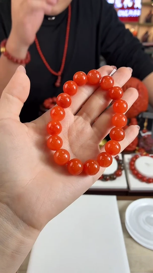 未镶嵌保山手串12mm南红玛瑙（多样式发其一）
