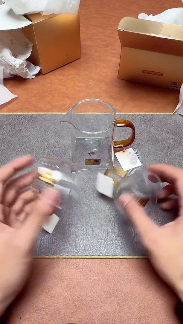 【闪购商品】瀚然琥珀+清尚对杯琥珀