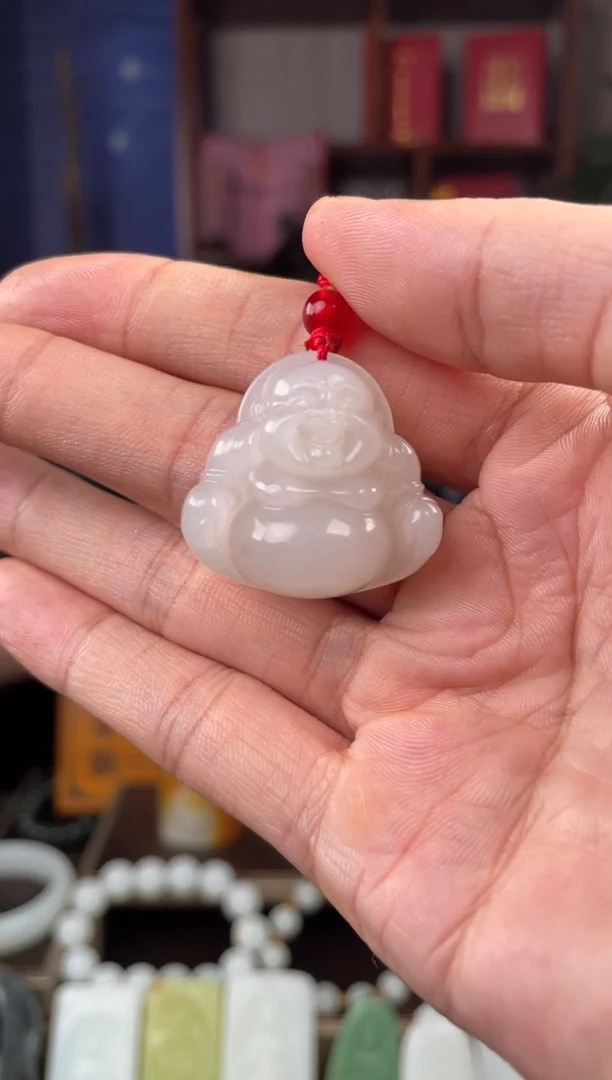 【闪购商品】和田玉吊坠(不含链)未镶嵌和田玉佛公吊坠