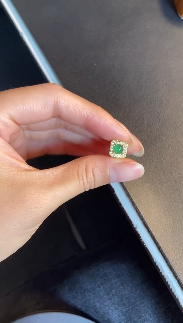 吊坠(不含链)银S925镶嵌翡翠1