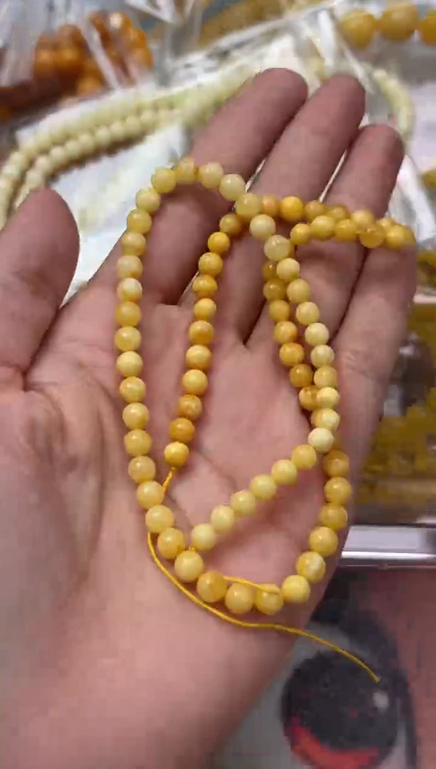 裸石蜜蜡未镶嵌蜜蜡珠子带瑕疵 假一赔万k467