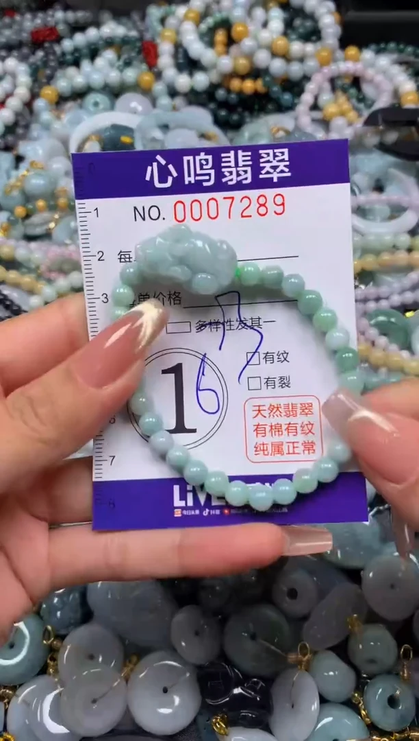 翡翠未镶嵌颈饰闪购007289
