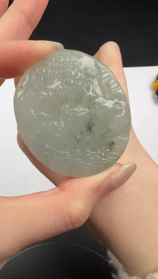 吊坠(不含链)未镶嵌翡翠翡翠饰品-62