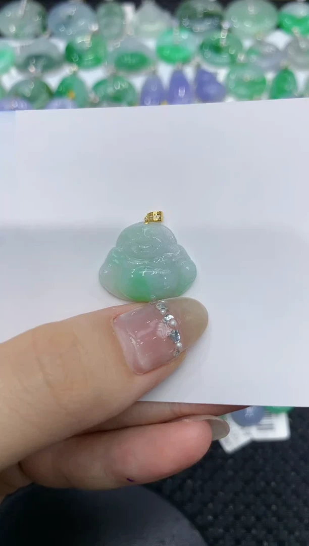 【闪购商品】翡翠颈饰18K金镶嵌 222222222